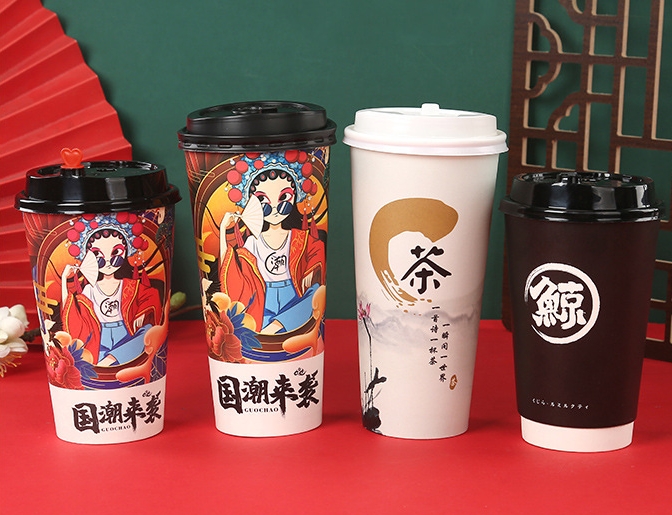 重庆22盎司奶茶杯定做